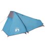 Voir la diapositive 6 : VIDAXL Tente de camping tunnel 1 personne bleu imperméable