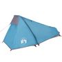 Voir la diapositive 6 : VIDAXL Tente de camping tunnel 1 personne bleu imperméable
