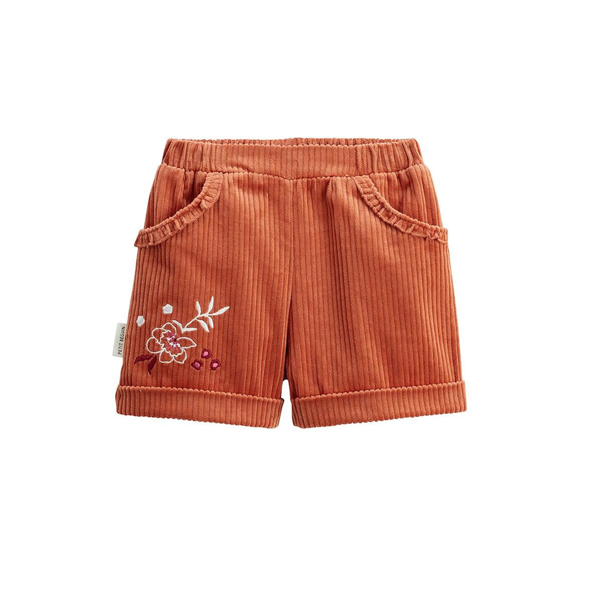 Petit Béguin Short enfant en velours côtelé Manouk