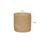 Voir la diapositive 4 : LISA DESIGN Jenna - pouf - en jute naturelle