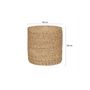 Voir la diapositive 4 : LISA DESIGN Jenna - pouf - en jute naturelle