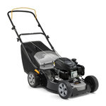 Alpina Tondeuse à gazon thermique 123cm³ - AL441A - Largeur coupe 41cm - indicateur bac plein - noire