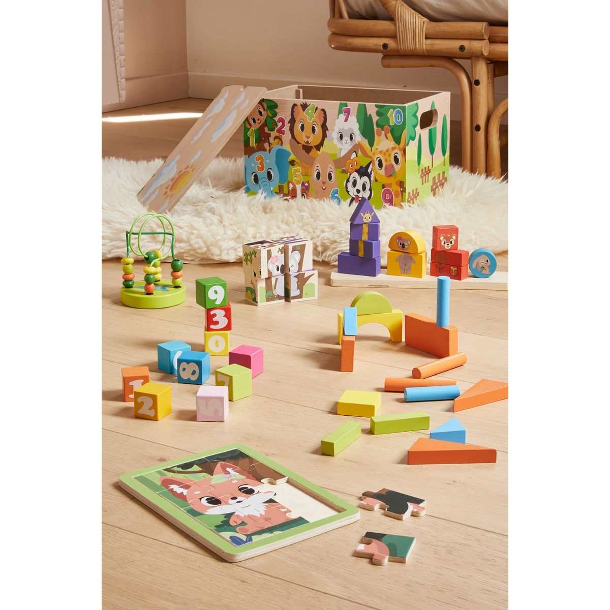 One Two Fun Mon ensemble multiactivité en bois