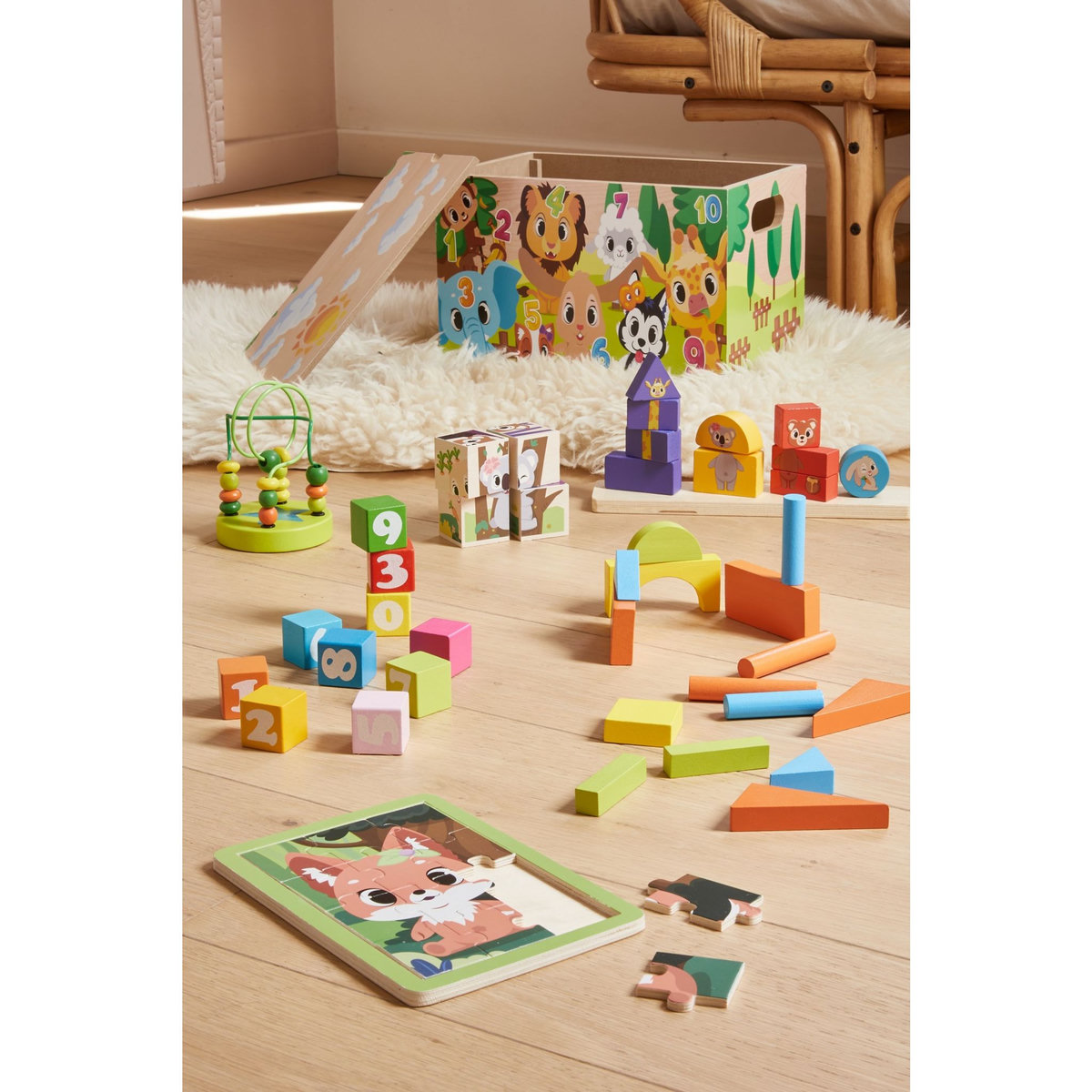 One Two Fun Mon ensemble multiactivité en bois