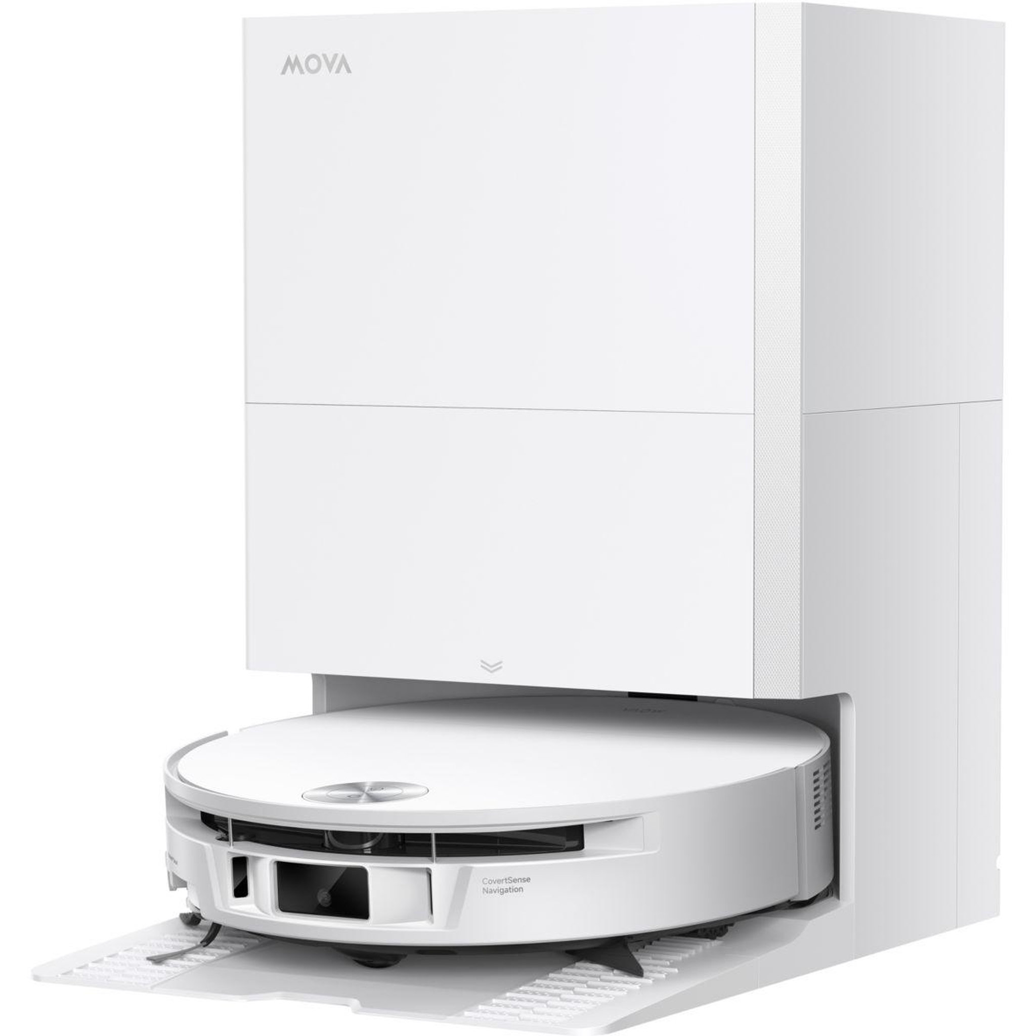 Voir la diapositive 2 : MOVA Robot aspirateur laveur s70 roller white
