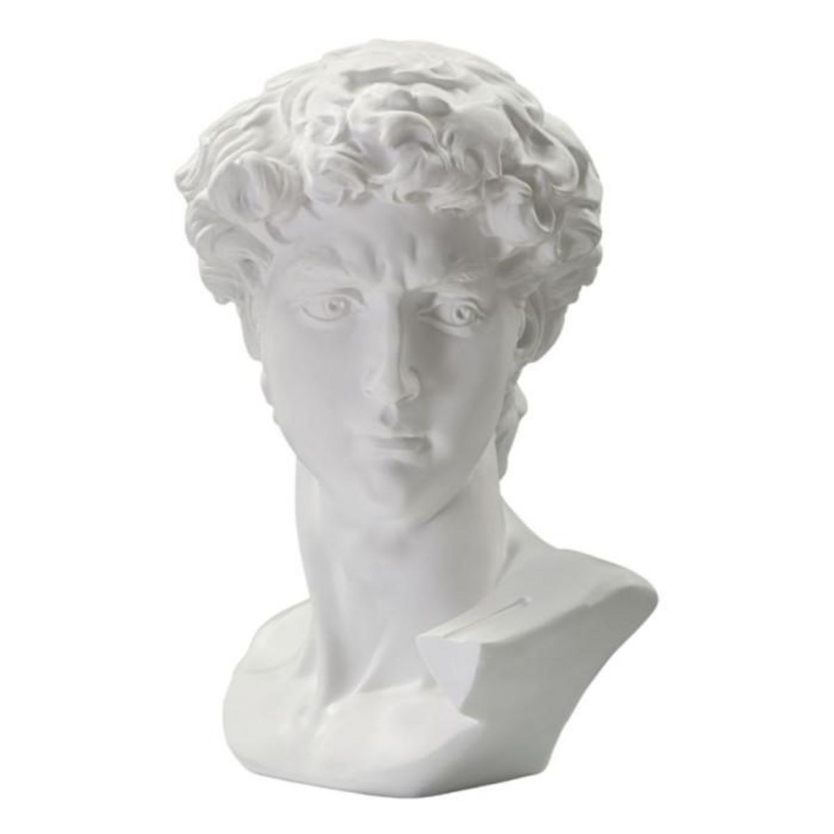 Paris Prix Statue Tête Homme  Irvin  60cm Blanc