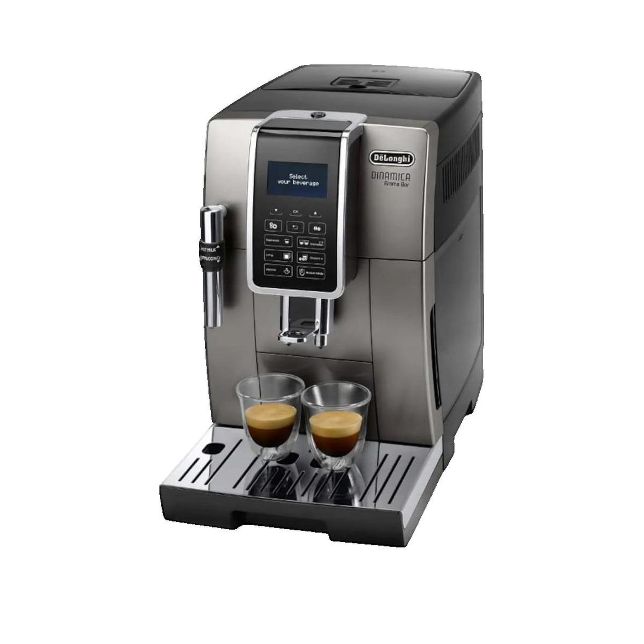 Voir la diapositive 2 : DELONGHI Cafetière automatique De'Longhi Dinamica moulin intégré
