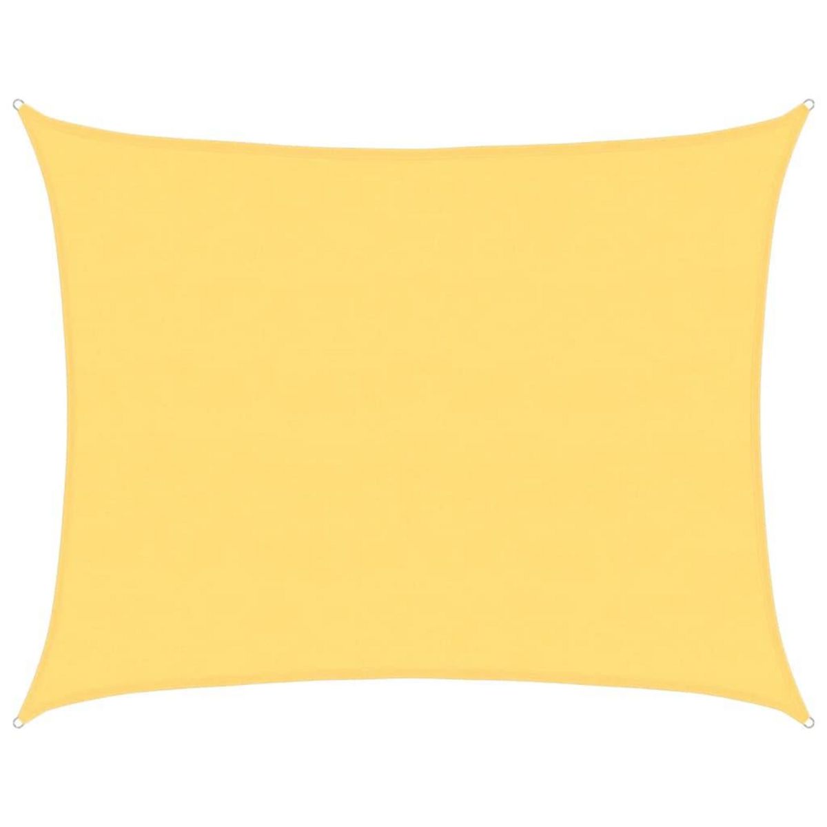 VIDAXL Voile d'ombrage 160 g/m^2 Beige 6x7 m PEHD