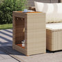 Voir la diapositive 3 : VIDAXL Table d'appoint de jardin dessus en bois beige 60x40x75 cm