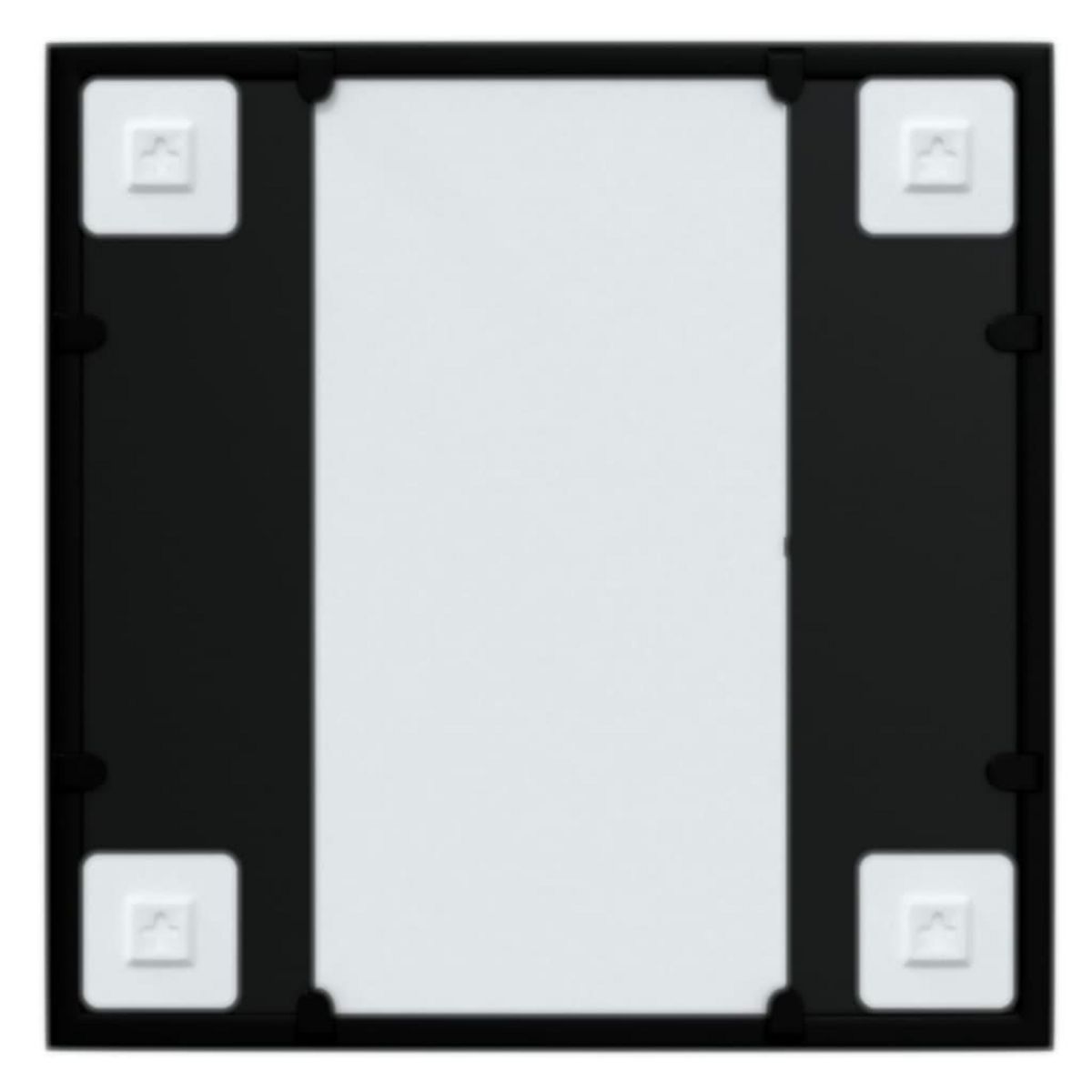 VIDAXL Miroir mural Noir 40x40 cm metal