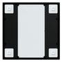 Voir la diapositive 4 : VIDAXL Miroir mural Noir 40x40 cm metal