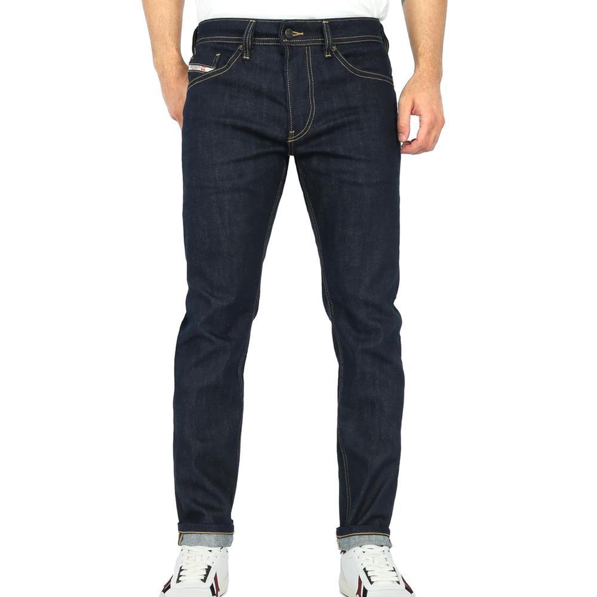 Voir la diapositive 1 : DIESEL Jean Slim  Foncé Homme Diesel Thommer 01
