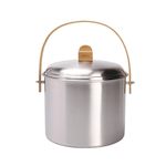 PEBBLY Seau à compost rond 7l inox - NBA233