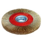 OUTIFRANCE 1 brosse disque pour touret 150 mm 20 mm - Alésage 32 mm