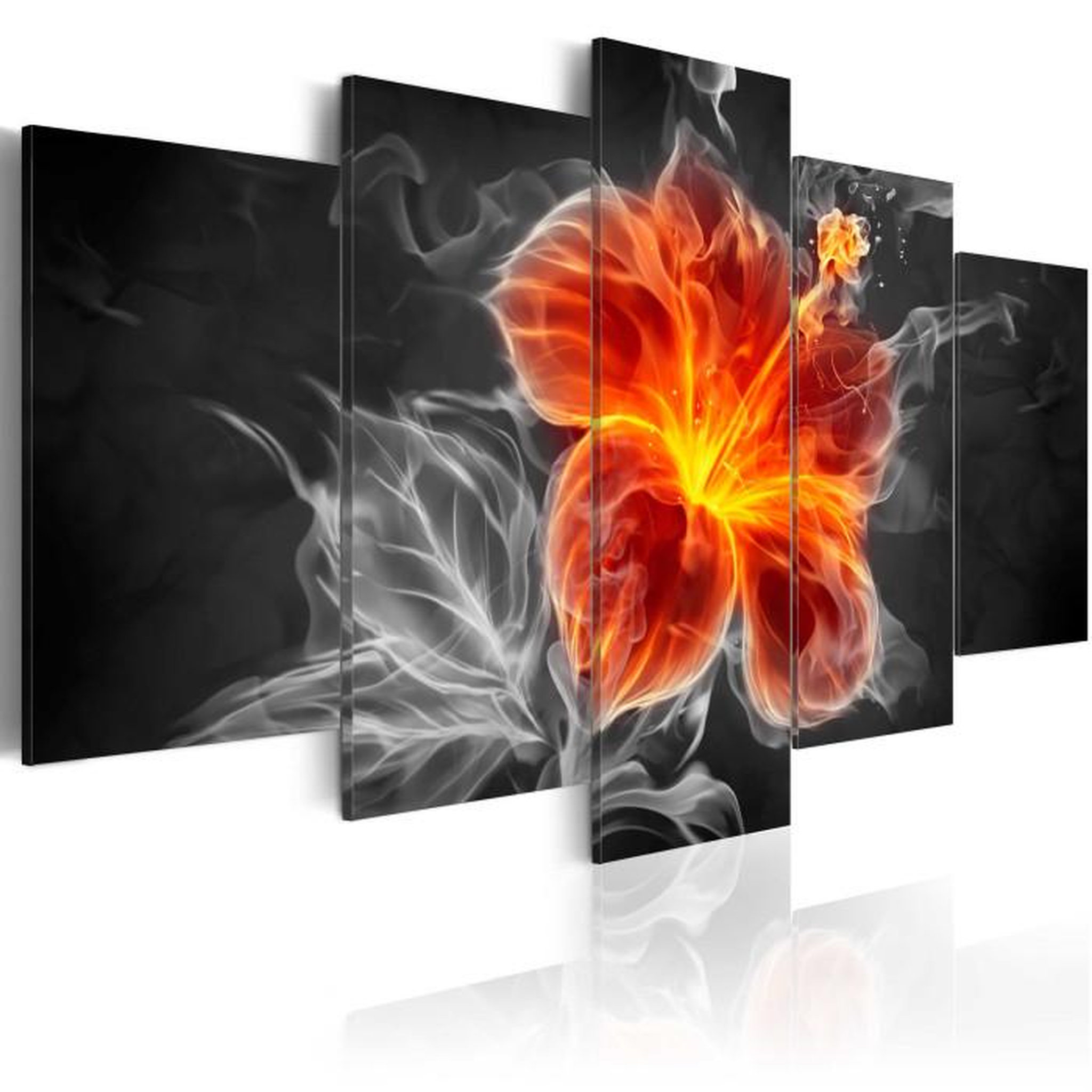 Paris Prix Tableau Imprimé  Smoky Flower. Coloris disponibles : Multicolore
