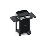 Eno Plancha électrique COMBO INITIAL 50 noir inox sur chariot, 48x38 cm