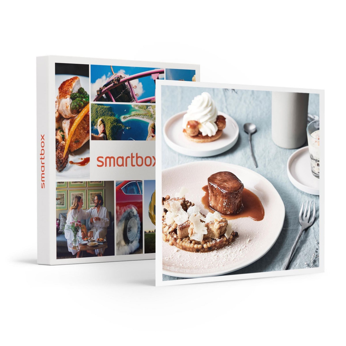 Smartbox 1 déjeuner ou un dîner 3 plats au choix dans l'univers Gastronomie de la Maison Lenôtre - Coffret Cadeau Gastronomie