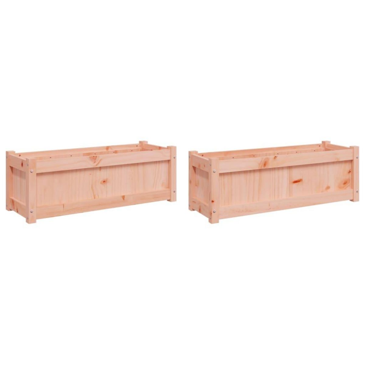 VIDAXL Jardinieres 2 pcs cm bois massif douglas