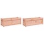 Voir la diapositive 2 : VIDAXL Jardinieres 2 pcs cm bois massif douglas