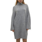 Vero Moda Robe Pull e Femme Vero  oda Vmjupiter. Coloris disponibles : Gris