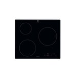 ELECTROLUX Table de cuisson induction 60cm 3 feux 6000w noir - CIB60320CK