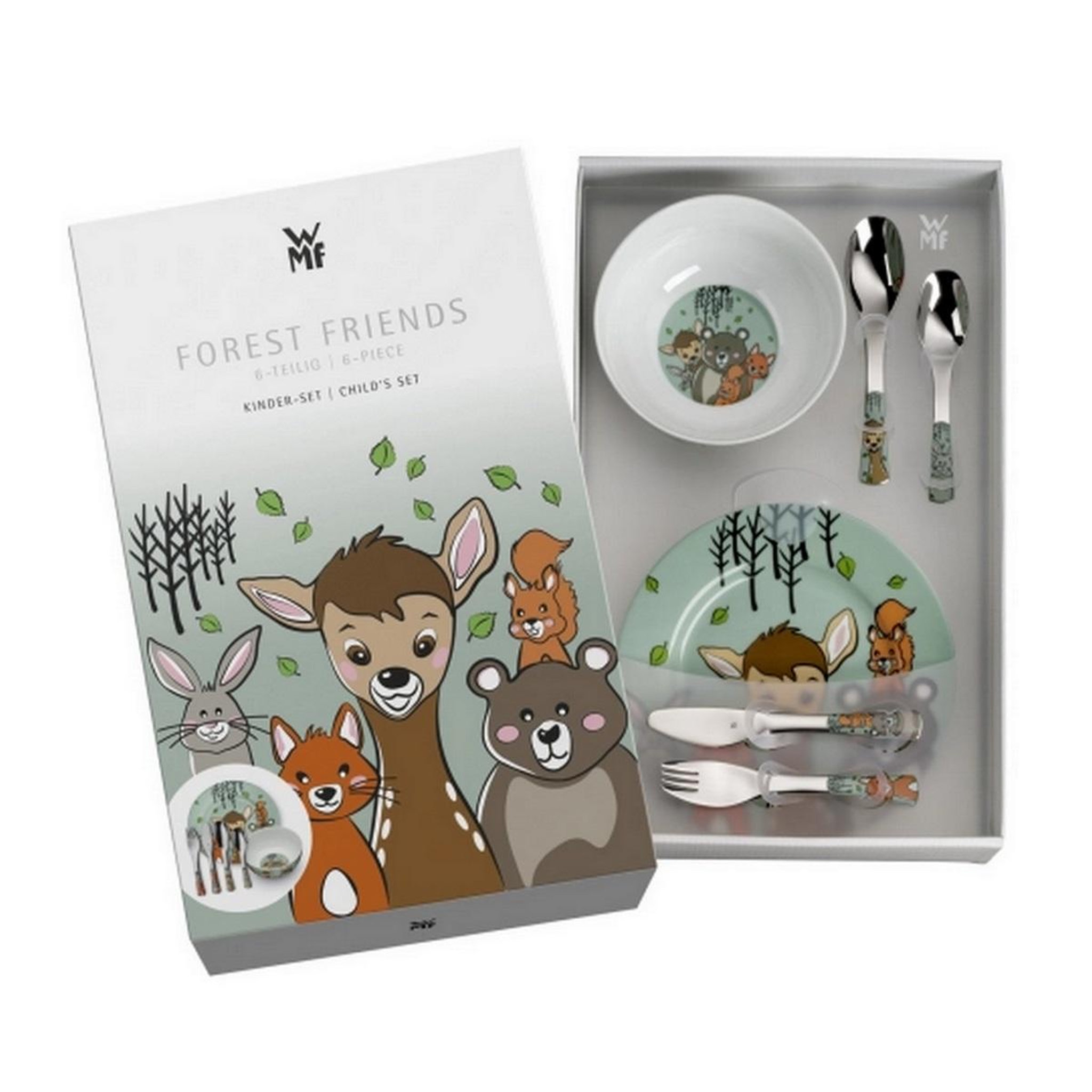 WMF Set couverts enfant 6 pièces amis de la forêt - 1286119964
