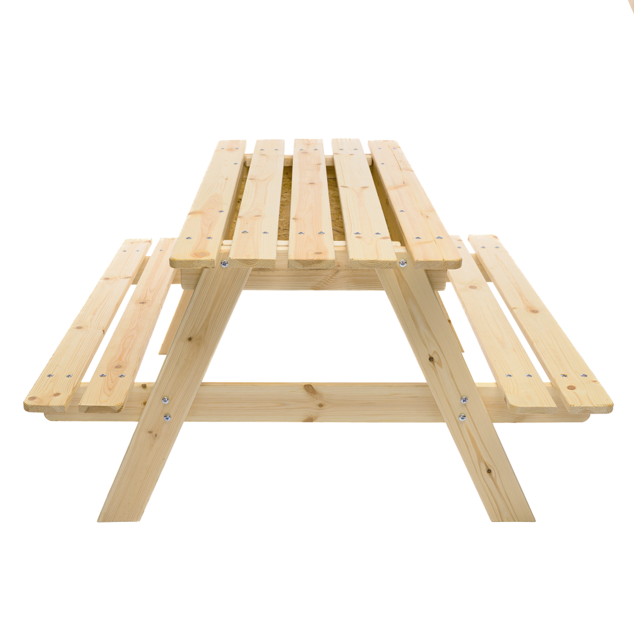 TIMBELA Table enfant pour le jardin table et chaise enfant avec 90x90xh50 cm m010-1