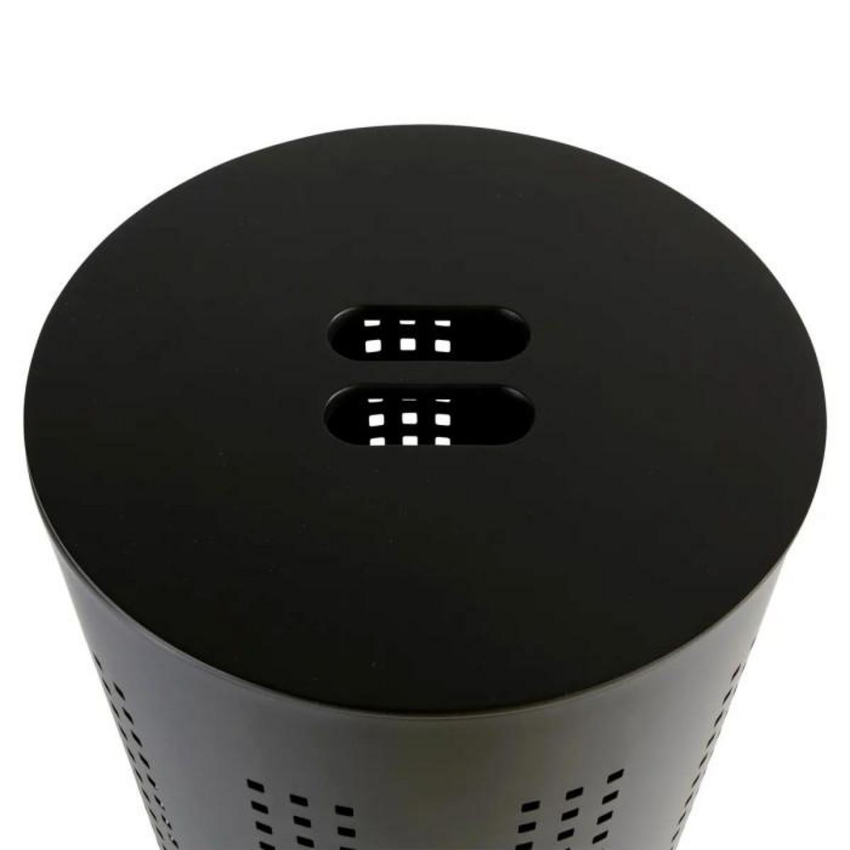 FIVE Corbeille à Linge en Métal  Glass  45L Noir