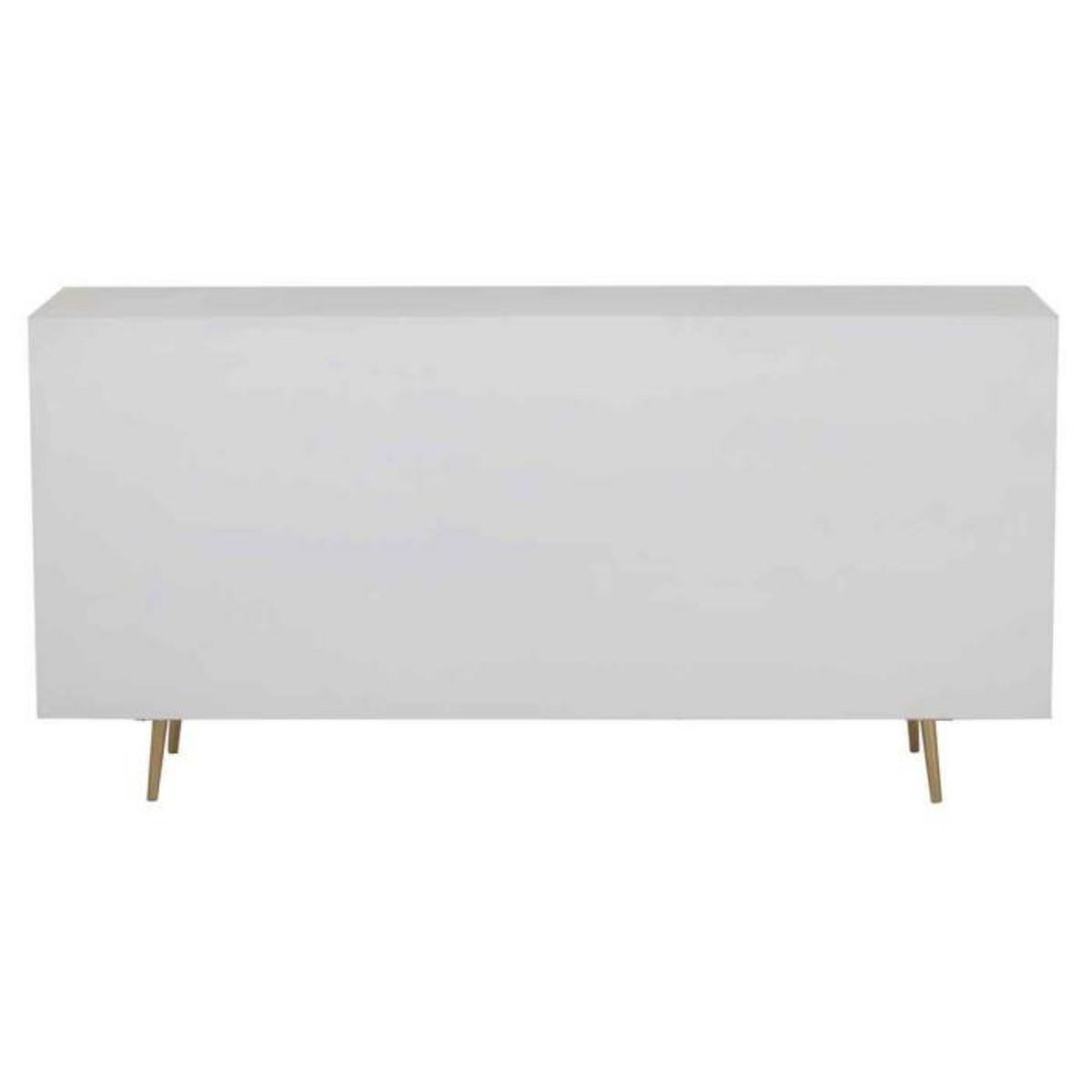 Paris Prix Buffet 4 Portes Design  Remina  160cm Blanc & Or