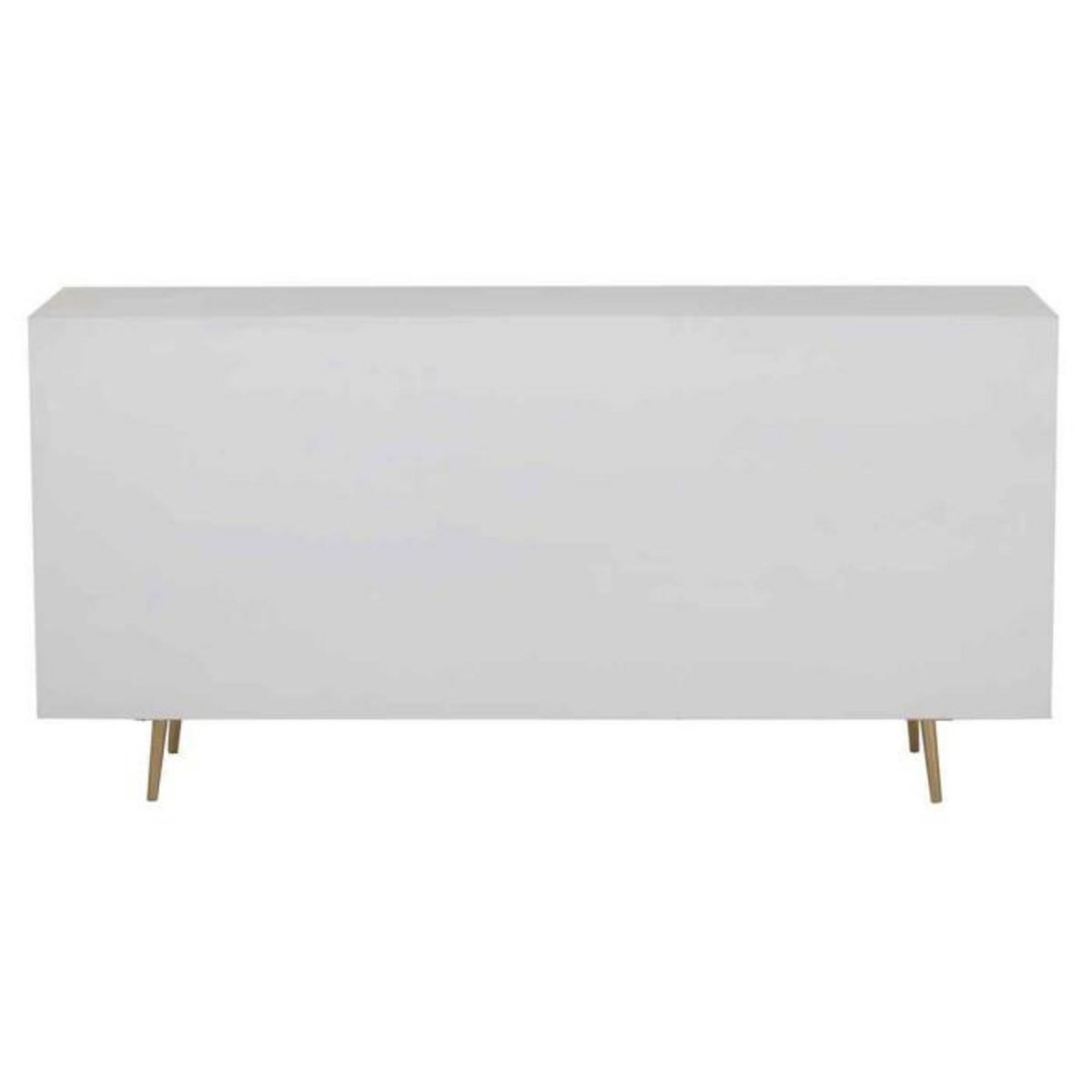 Paris Prix Buffet 4 Portes Design  Remina  160cm Blanc & Or