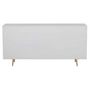 Voir la diapositive 4 : Paris Prix Buffet 4 Portes Design  Remina  160cm Blanc & Or