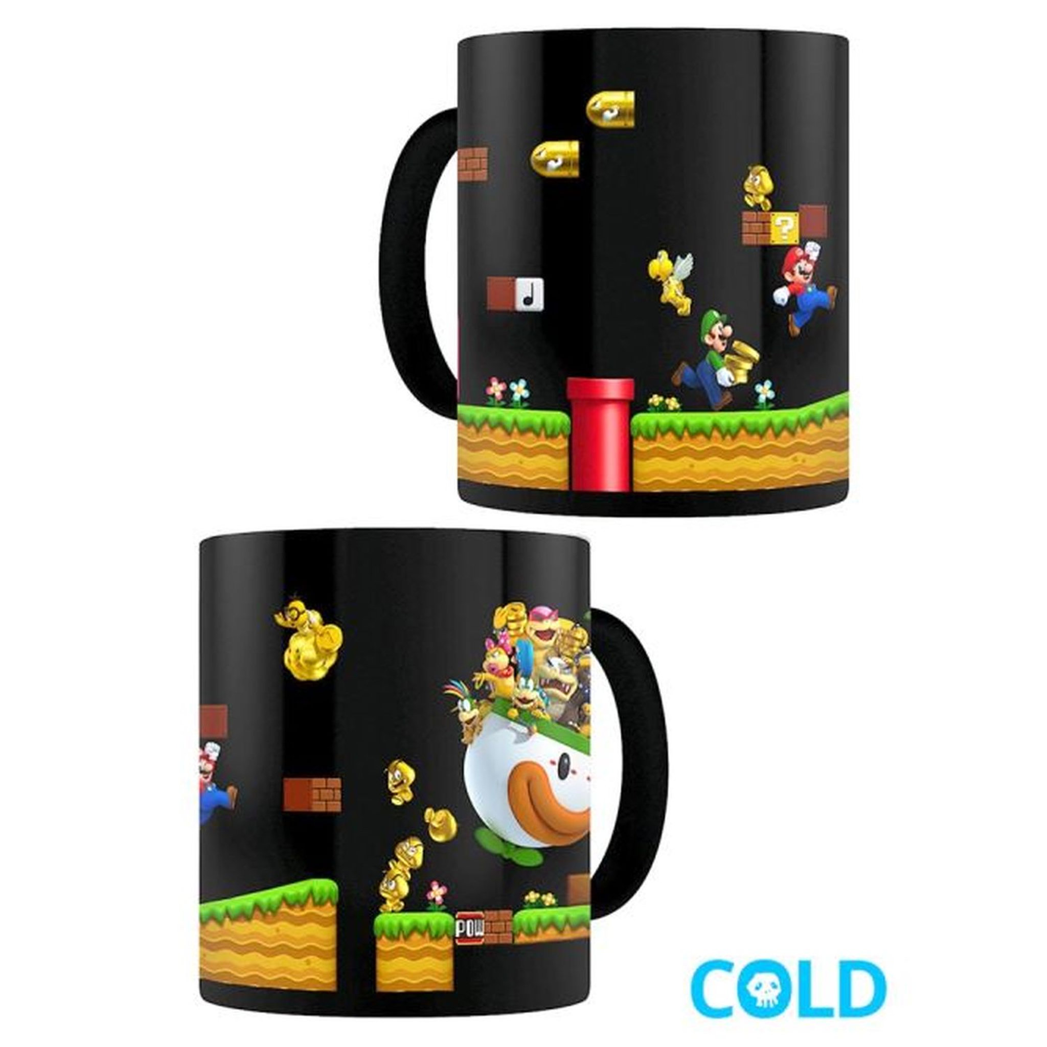 Voir la diapositive 3 : Mug Thermo réactif Gold Coin Rush Super Mario