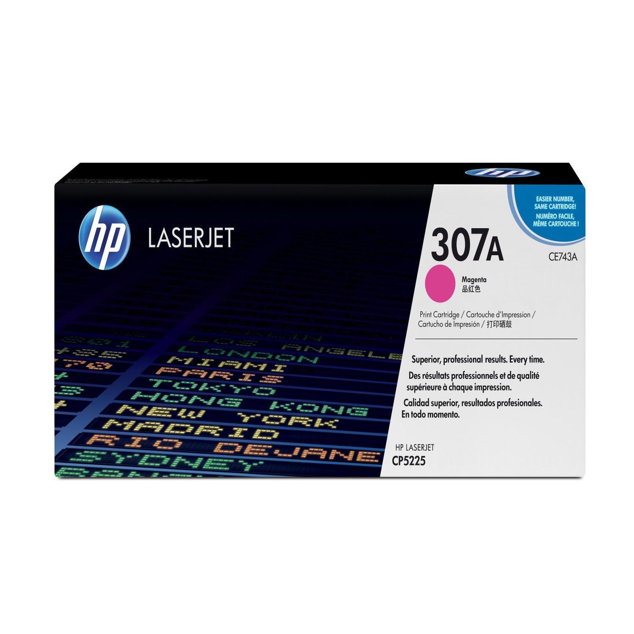 Voir la diapositive 2 : HP Toner Original HP Magenta CE743A