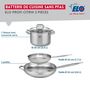 Voir la diapositive 2 : ELO Ensemble de 2 Poêles de cuisson 24 et 32 cm et 1 faitout 20 cm Elo Profi Citrin