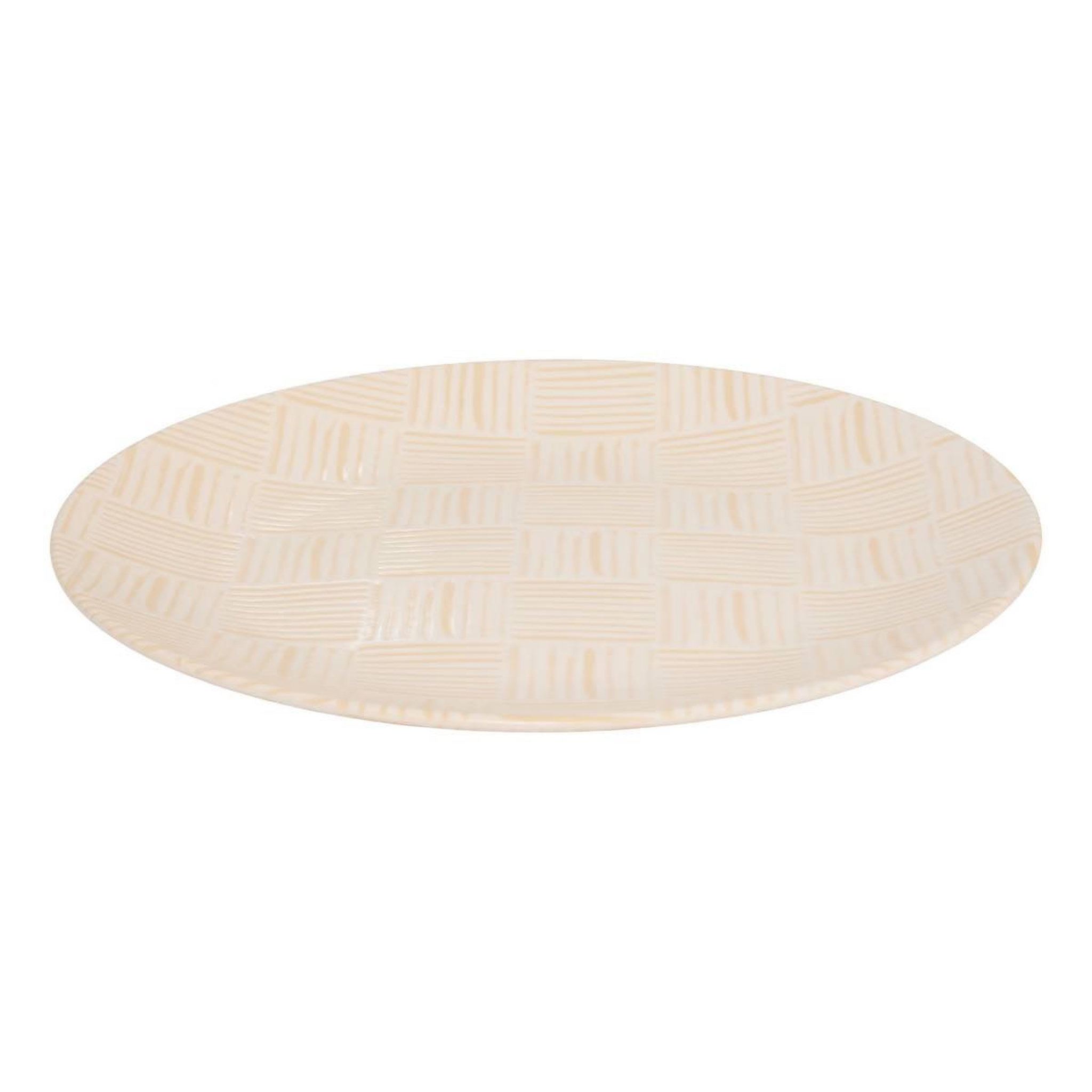 Voir la diapositive 2 : SECRET DE GOURMET Lot de 6 assiettes plates  laetitia  25cm crème