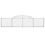 Voir la diapositive 4 : VIDAXL Paniers a gabions arques 6 pcs 300x30x60/80 cm Fer galvanise