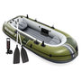 Voir la diapositive 1 : INTEX Kit bateau gonflable 3 places Seahawk 3 avec rames et gonfleur - Intex