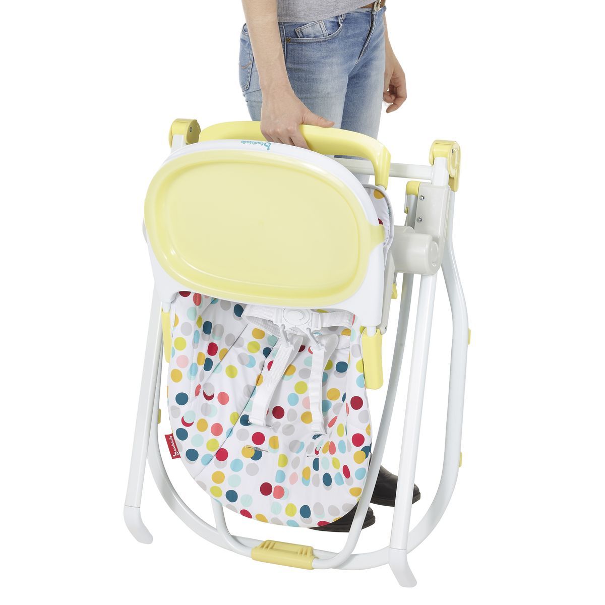 BADABULLE Chaise Haute compacte Jaune