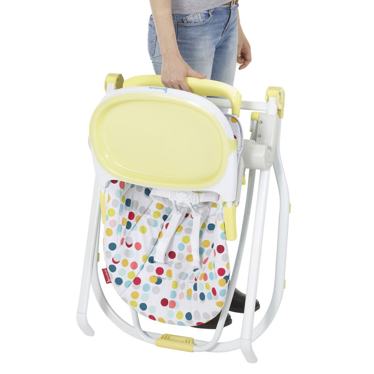 BADABULLE Chaise Haute compacte Jaune