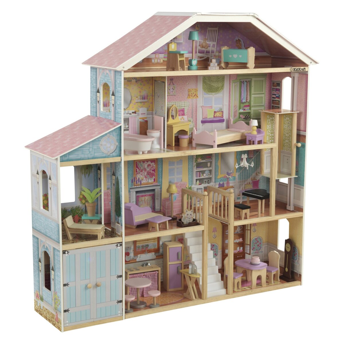 Grande Maison de poupée en bois Rose 13 accessoires enfant Olivia's Little  World Dreamland Tiffany - N/A - Kiabi - 124.99€