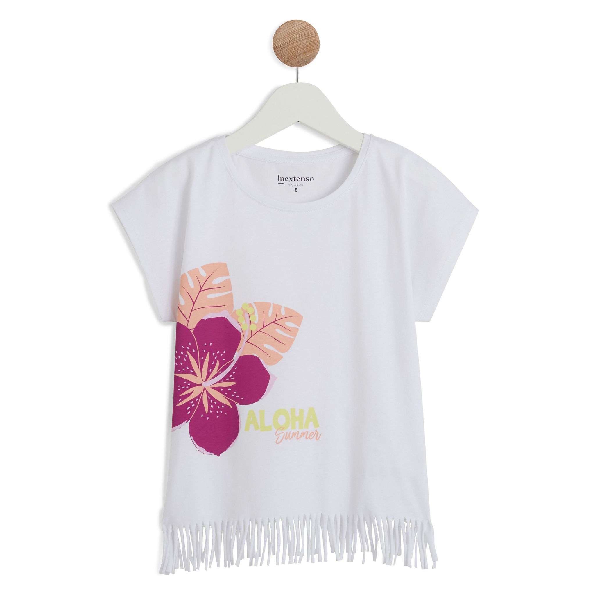 T-shirt Blanc Pour Fille New Look - Taille 12/13 Ans - 100% Coton - Neuf Avec étiquettes
