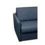 Voir la diapositive 4 : Canapé convertible 140 cm  système couchage express 3 places en tissu Gris clair ALICE 