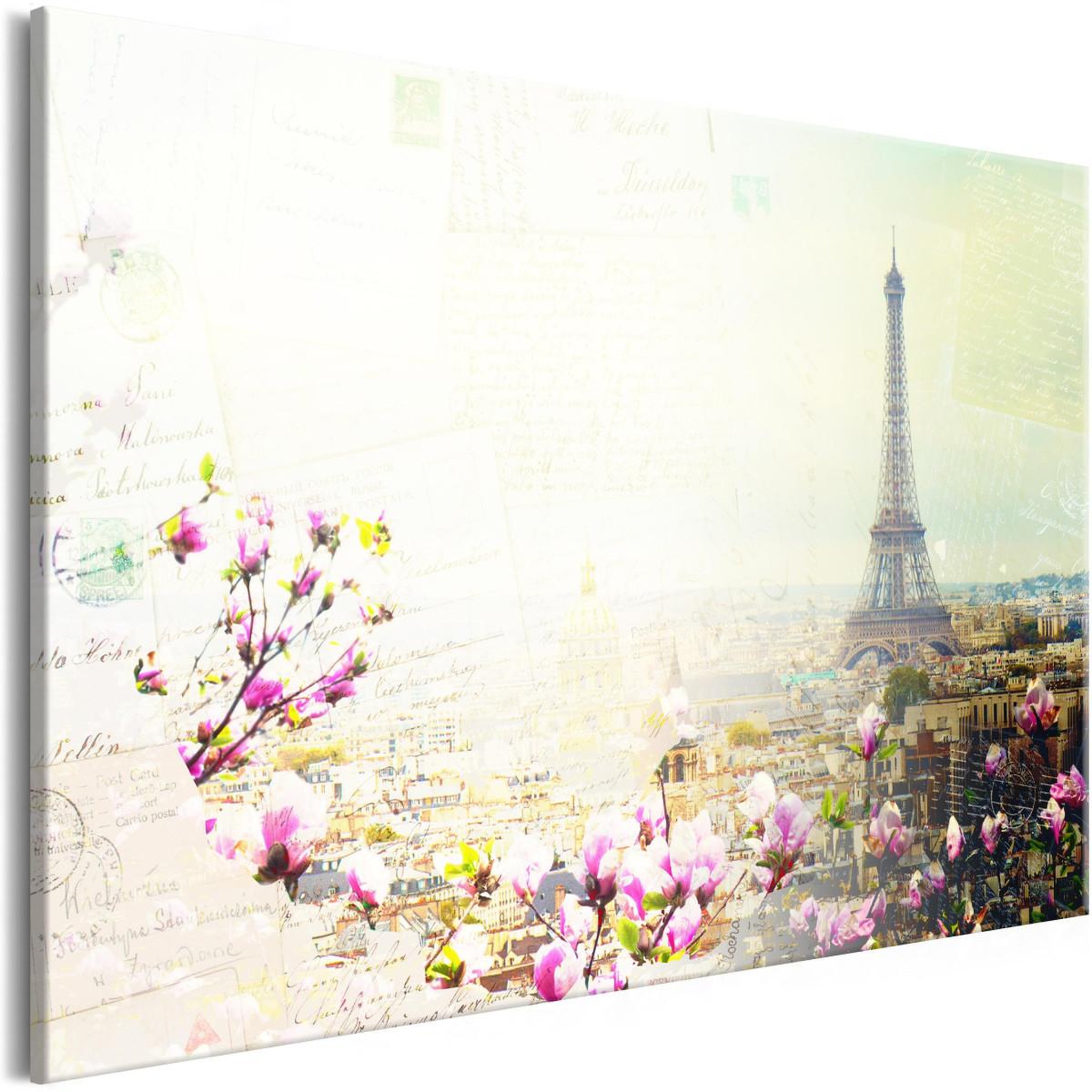 Paris Prix Tableau imprimé  postcards from paris wide. Coloris disponibles : Multicolore