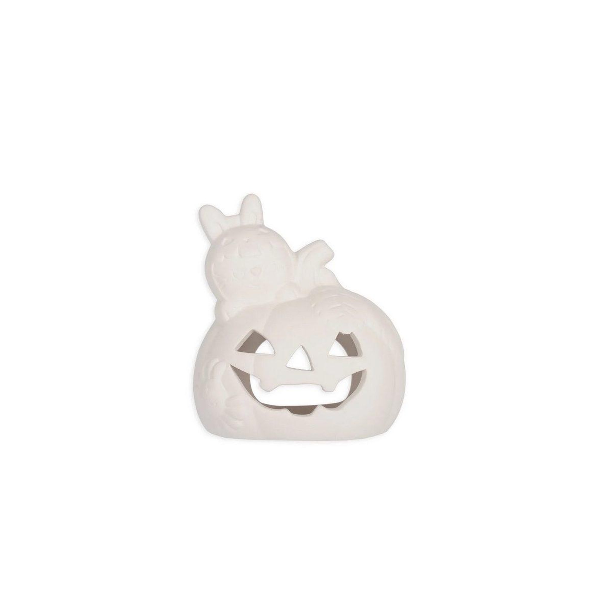 Voir la diapositive 2 : LEGAMI Kit bougeoir halloween citrouille lapin - paint your halloween