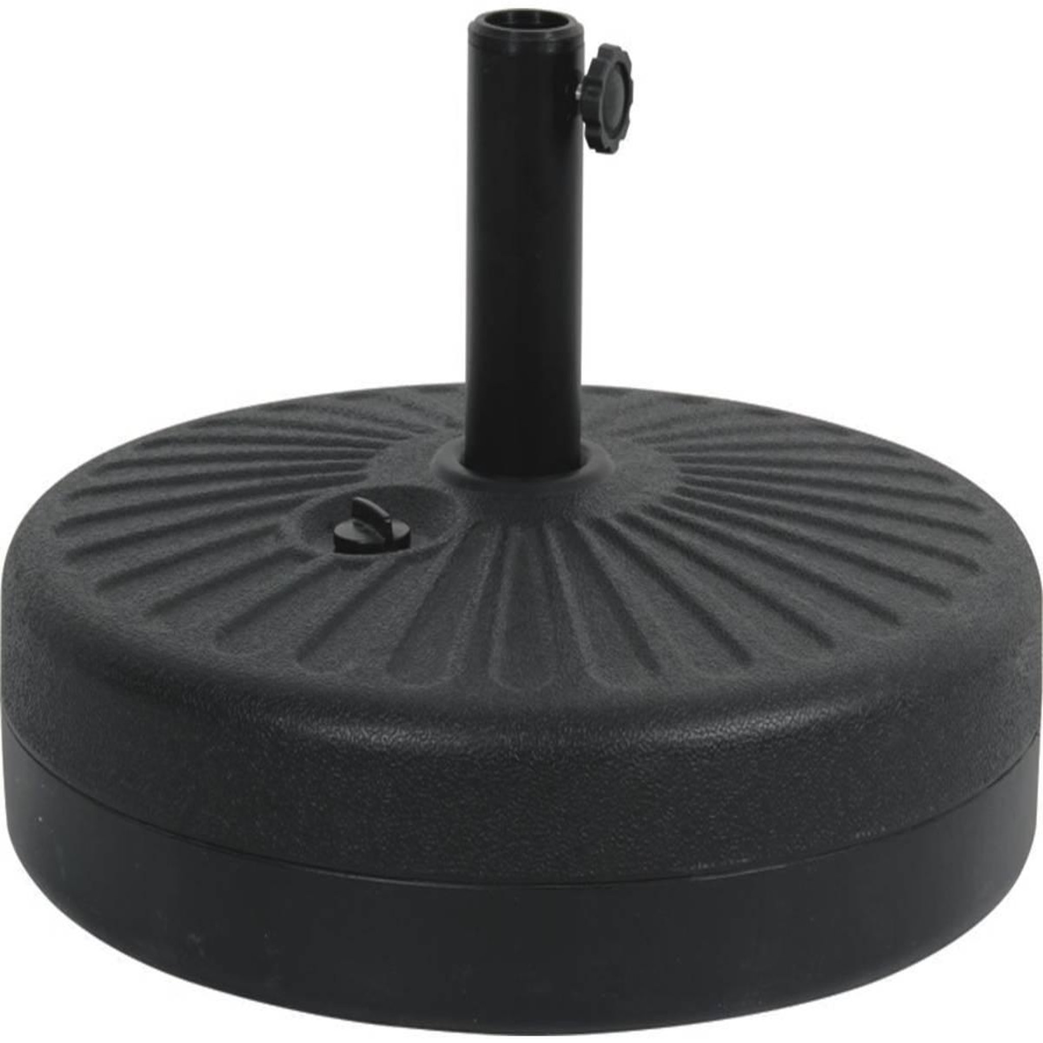 Habitat et Jardin Dalle circulaire à lester pour parasol de jardin - noir
