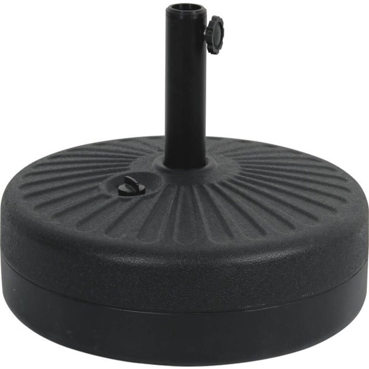 Habitat et Jardin Dalle circulaire à lester pour parasol de jardin - Noir