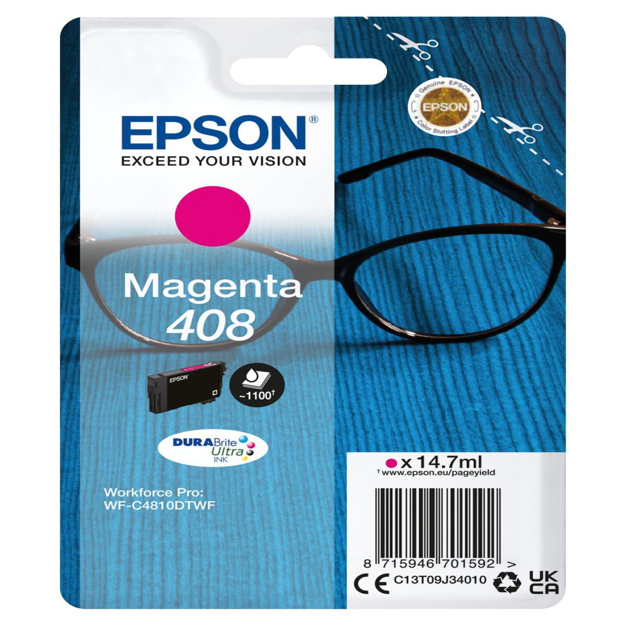 Epson Epson c13t09j34010 cartouche d'encre 1 pièce(s) original rendement standard