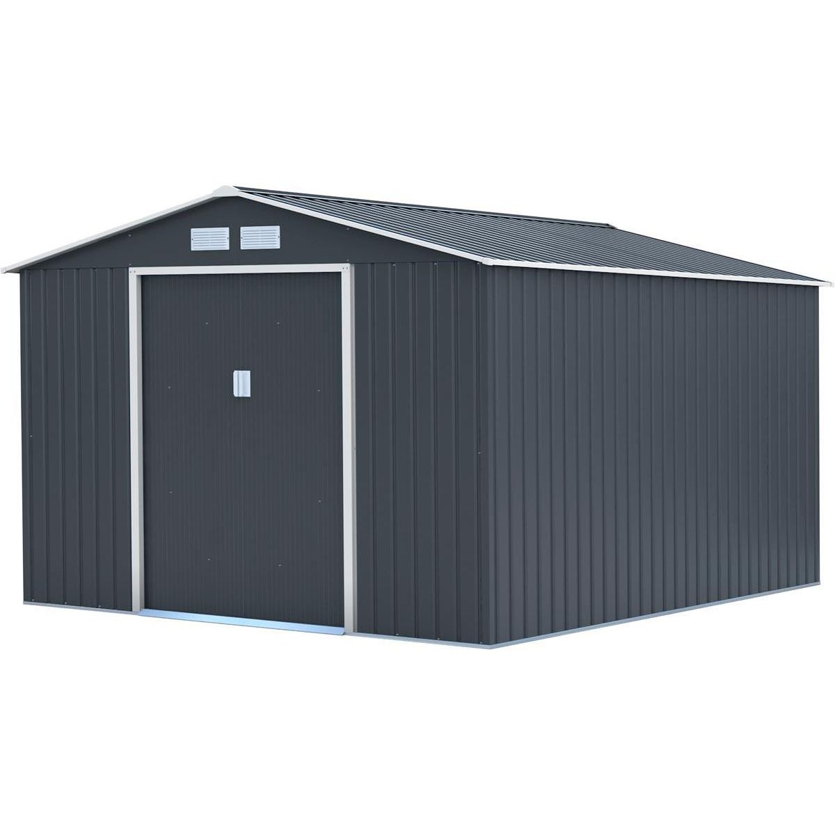 Habitat et Jardin Abri de jardin métal  Vegas - 15 m² - Gris