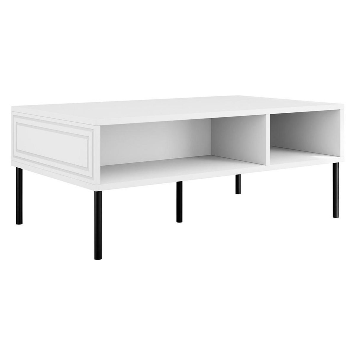 BEST MOBILIER Lavaggi - table basse - 2 niches - 110 cm