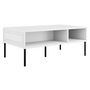 Voir la diapositive 1 : BEST MOBILIER Lavaggi - table basse - 2 niches - 110 cm